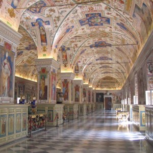 Interior de la Biblioteca Vaticana